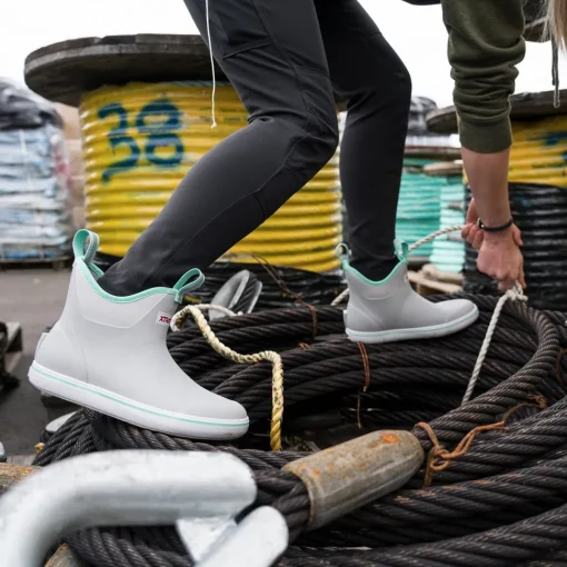 Xtratuf Women's 6" Ankle Deck WP Boot - Gray - XWAB-102
