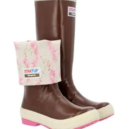 Xtratuf Women's 15" WP Slip Resist Legacy Work Boot -Pink- XWL4FW