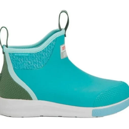 Xtratuf Women's Ankle 6" WP Slip Resist Deck Sport Boot -Green- ADSW-300