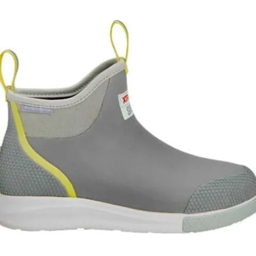 Xtratuf Women's Ankle 6" WP Slip Resist Deck Sport Boot -Grey- ADSW108