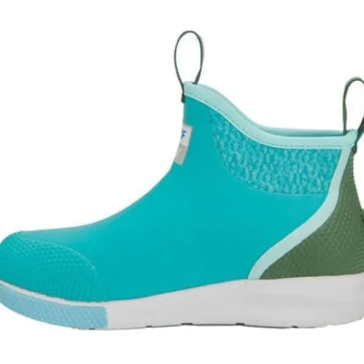 Xtratuf Women's Ankle 6" WP Slip Resist Deck Sport Boot -Green- ADSW-300
