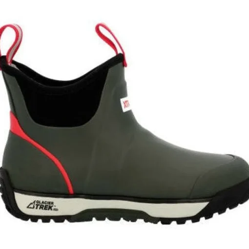 Xtratuf Women's Fleege Lined WP Ankle Deck Work Boot -Green- AIWR300