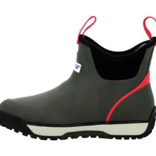 Xtratuf Women's Fleege Lined WP Ankle Deck Work Boot -Green- AIWR300