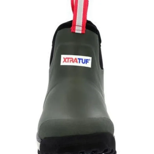 Xtratuf Women's Fleege Lined WP Ankle Deck Work Boot -Green- AIWR300