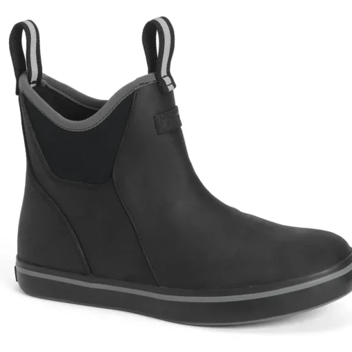 Xtratuf Women's Leather 6" Ankle Deck WP Work Boot - Black - XWAL-000