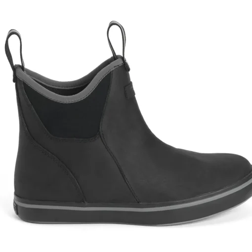Xtratuf Women's Leather 6" Ankle Deck WP Work Boot - Black - XWAL-000
