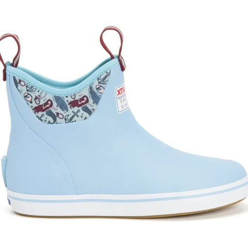 Xtratuf Women's Salmon Sisters 6" Ankle Deck WP Boot - Blue - XWAB-2BM