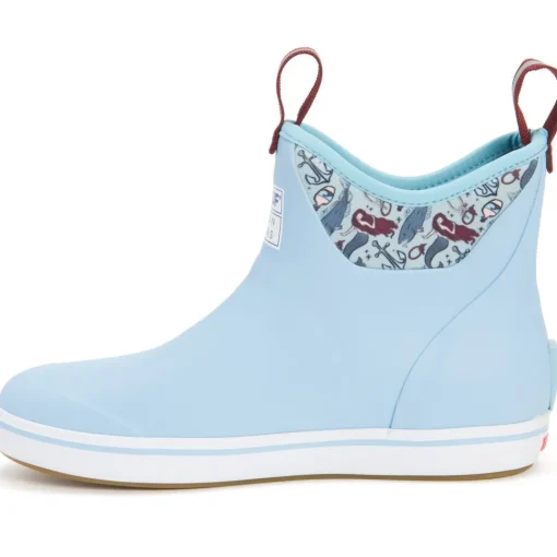 Xtratuf Women's Salmon Sisters 6" Ankle Deck WP Boot - Blue - XWAB-2BM