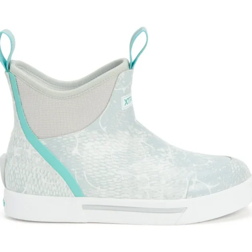 Xtratuf Women's Wheelhouse 6" Ankle Deck WP Boot - Blue Print - XWW-2CH